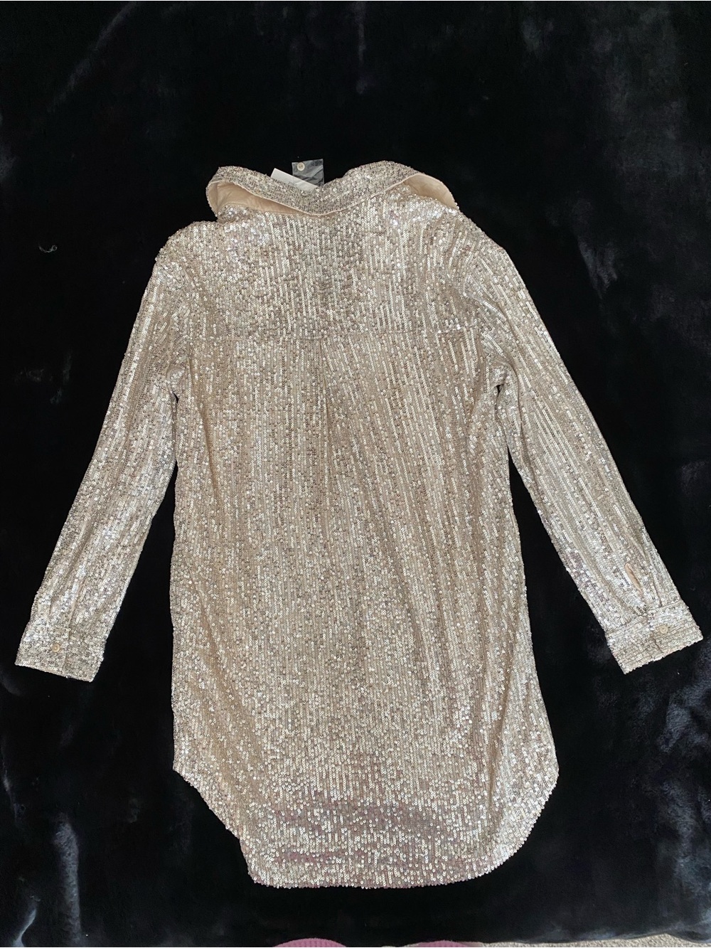 Style Rack Silver Sequin Mini Dress - Picture 4 of 10